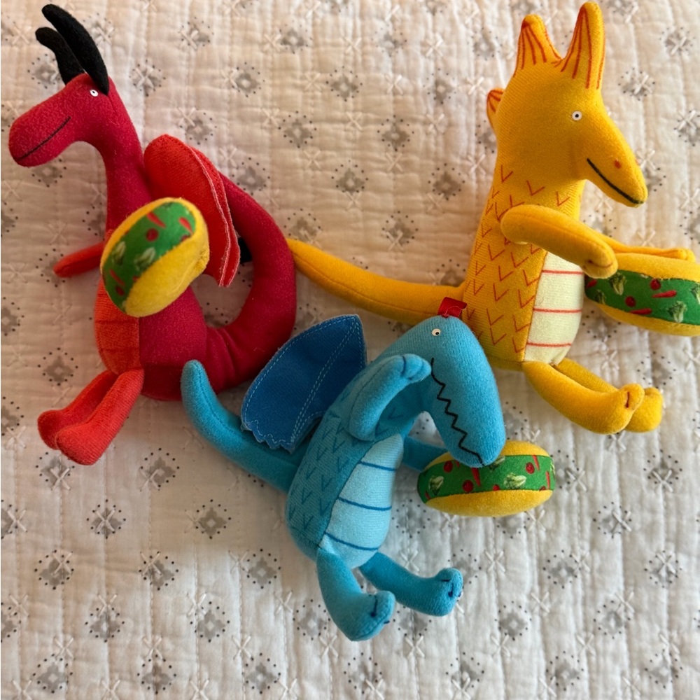 Dragons Love Tacos mini plush